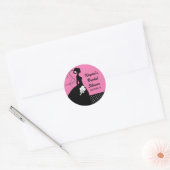Silhouette Bride Brautparty Sticker (Umschlag)