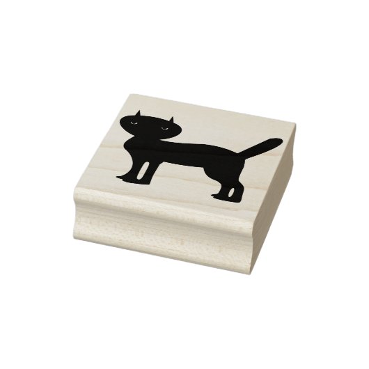 Silhouette-Briefmarke Gummistempel (Stempel)