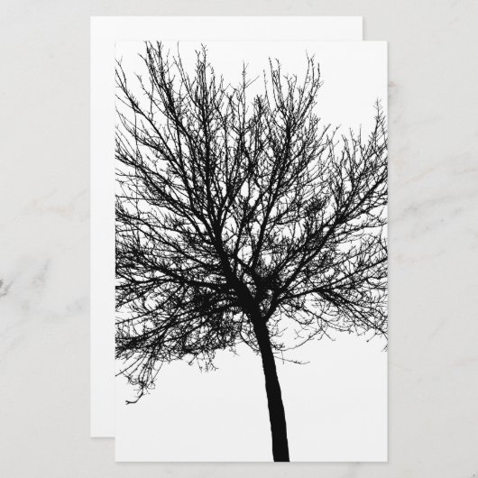 Silhouette Briefpapier (Vorne/Hinten)