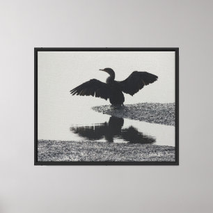 Silhouette Canvas Print Leinwanddruck