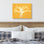 Silhouette Canvas Print Leinwanddruck (Insitu (Schlafzimmer))