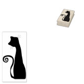 Silhouette Cat Art Briefmarke Gummistempel (Stempel)