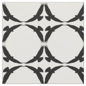 Silhouette Circle of Hawks Bird Nature Art Stoff (Nahaufnahme)