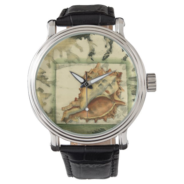 Silhouette Conch Muschel Armbanduhr (Vorderseite)