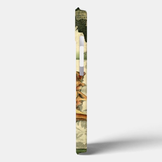 Silhouette Conch Muschel Case-Mate iPhone Hülle (Rückseite / Links)