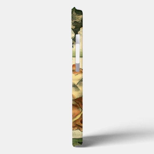 Silhouette Conch Muschel Case-Mate iPhone Hülle (Rückseite / Links)