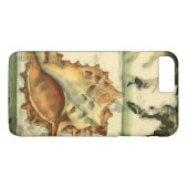 Silhouette Conch Muschel Case-Mate iPhone Hülle (Rückseite (Horizontal))