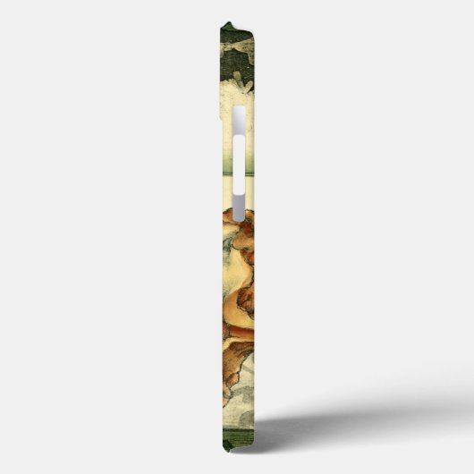 Silhouette Conch Muschel Case-Mate iPhone Hülle (Rückseite / Links)