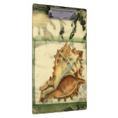 Silhouette Conch Muschel Klemmbrett (Rechts)