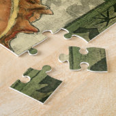 Silhouette Conch Muschel Puzzle (Seite)