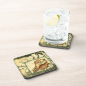 Silhouette Conch Muschel Untersetzer (Rechte Seite)