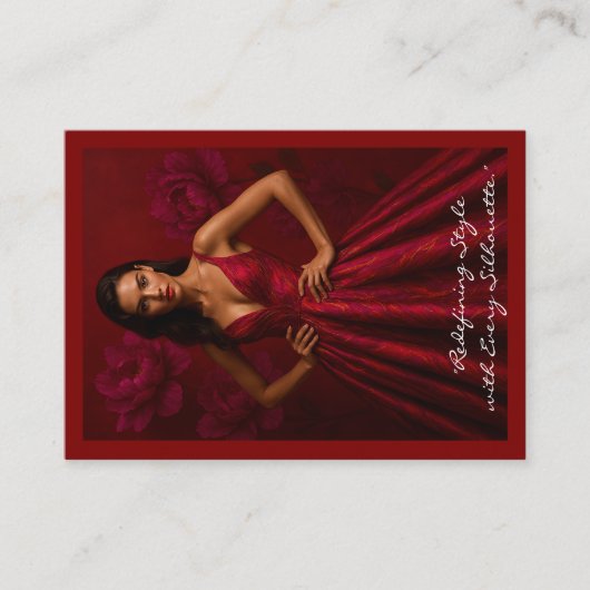 Silhouette Couture (business card) Visitenkarte (Vorderseite)