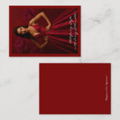 Silhouette Couture (business card) Visitenkarte (Vorne/Hinten)