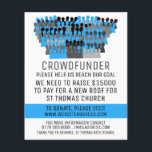 Silhouette Crowddesign, Crowdfunder, Crowdfunding Flyer<br><div class="desc">Silhouette Crowddesign,  Crowdfunder,  Crowdfunding Werbung Flyer durch den Business Card Store.</div>