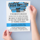 Silhouette Crowddesign, Crowdfunder, Crowdfunding Flyer (Hand)