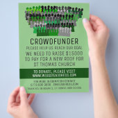 Silhouette Crowddesign, Crowdfunder, Crowdfunding Flyer (Hand)