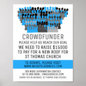 Silhouette Crowddesign, Crowdfunder, Crowdfunding Poster (Vorne)