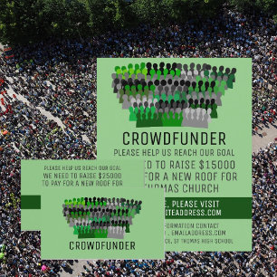 Silhouette Crowddesign, Crowdfunder, Crowdfunding Visitenkarte