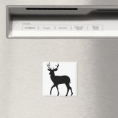 Silhouette Dama Dama Wilder Tier Magnet (In Situ (Geschirrspüler))