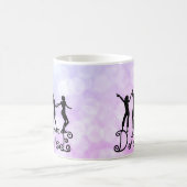 Silhouette Dancers Bokeh Dance Kaffeetasse (Mittel)