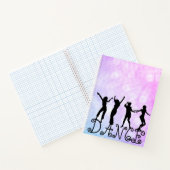 Silhouette Dancers Bokeh Dance Notizblock (Innenseite)