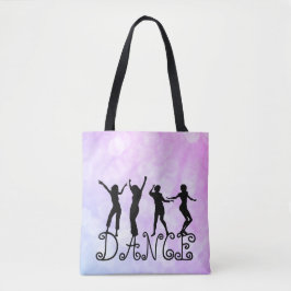 Silhouette Dancers Bokeh Dance Tasche