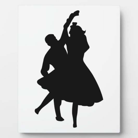 SILHOUETTE DANCERS FOTOPLATTE (Vorderseite)
