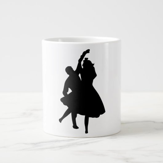 SILHOUETTE DANCERS Jumbo-Tasse (Vorderseite)
