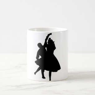 SILHOUETTE DANCERS KAFFEETASSE