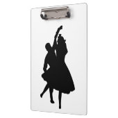 SILHOUETTE DANCERS KLEMMBRETT (Links)