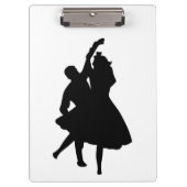 SILHOUETTE DANCERS KLEMMBRETT (Vorderseite)