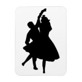 SILHOUETTE DANCERS MAGNET (Vertikal)