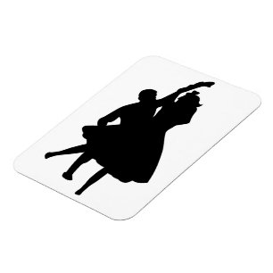 SILHOUETTE DANCERS MAGNET