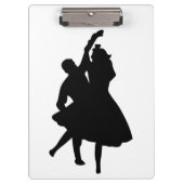 SILHOUETTE DANCERS NOTEBOOK KLEMMBRETT (Vorderseite)
