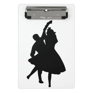 SILHOUETTE DANCERS NOTEBOOK MINI KLEMMBRETT