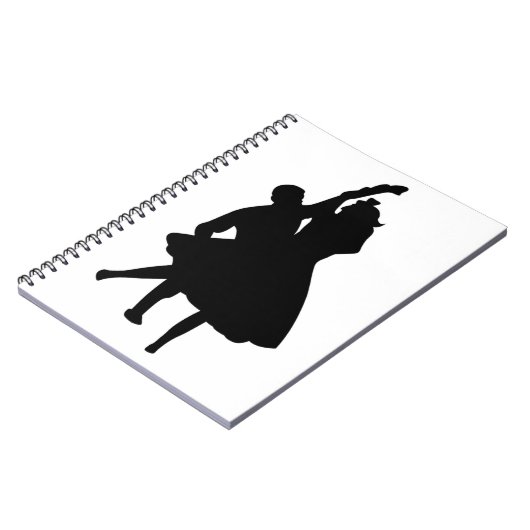 SILHOUETTE DANCERS NOTIZBLOCK (Linke Seite)