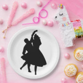 SILHOUETTE DANCERS PAPPTELLER (Party)