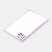 Silhouette Dancers Post-it Klebezettel (angewinkelt)