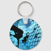 Silhouette Dancers Schlüsselanhänger (Vorderseite)