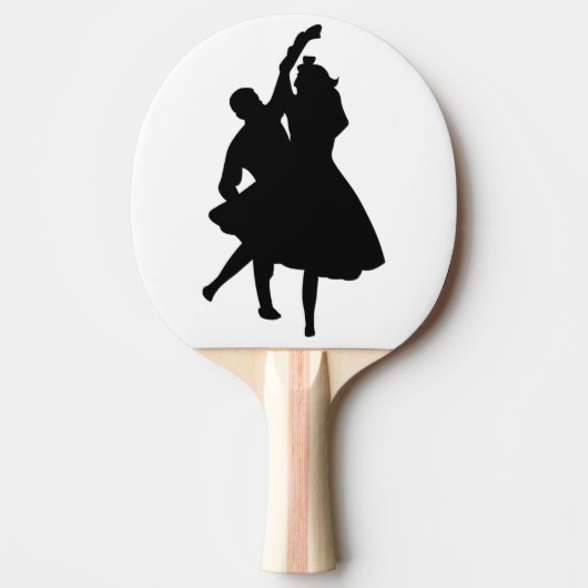 SILHOUETTE DANCERS TISCHTENNIS SCHLÄGER (Vorderseite)