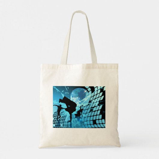 Silhouette Dancers Tote Bag Tragetasche (Rückseite)