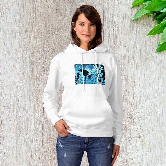 Silhouette Dancers Womens Hoodie