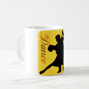 Silhouette Dancing Couple Kaffeetasse
