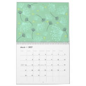 Silhouette Dandelion Kalender (Mär 2027)