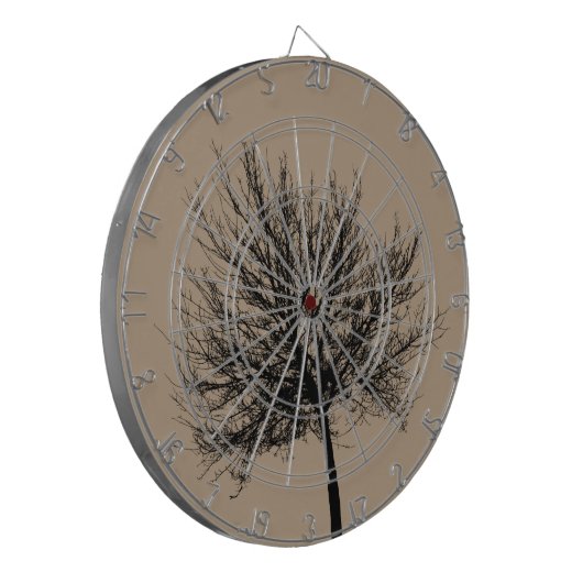 Silhouette Dartscheibe (Vorderseite Links)