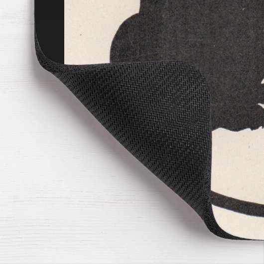 Silhouette der 30er Jahre Mousepad (Ecke)