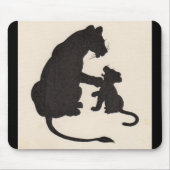 Silhouette der 30er Jahre Mousepad (Vorne)