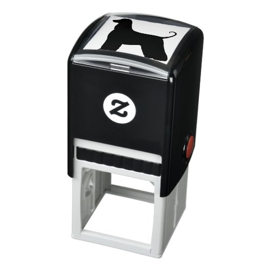 Silhouette der afghanischen Hunde Permastempel (Produkt)