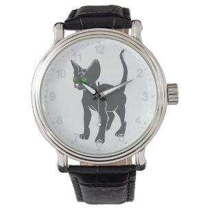 Silhouette der ägyptischen Katze - Wählen Sie die  Armbanduhr