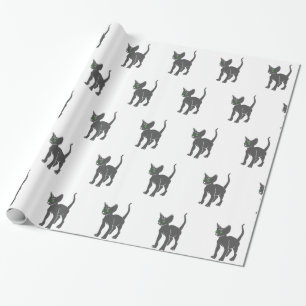 Silhouette der ägyptischen Katze - Wählen Sie die Geschenkpapier